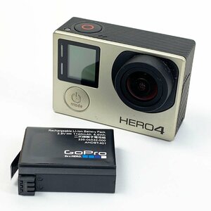 GoPro ゴープロ HERO4 Silver Edition シルバーエディション ウェアラブルカメラ CHDHY-401 動作確認済み [U12194]