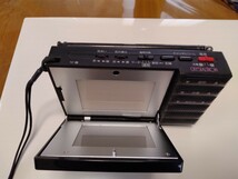 SHARP 小型液晶カラーテレビ 3E-Ｊ1-BK ジャンク品 1988年製品_画像7