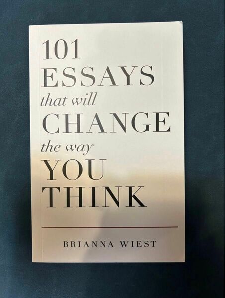 101 Essays that will change the way you think 洋書　英語　英語勉強