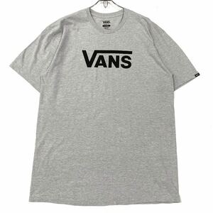 VANS(ヴァンズ)半袖Tシャツ プリントロゴ メンズXL グレー系