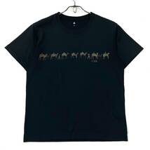 mont-bell(モンベル)半袖Tシャツ プリントロゴ メンズM ネイビー系_画像1