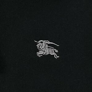 BURBERRY BLACK LABEL/バーバリーブラックレーベル スウェット ジップアップパーカー メンズ2 ブラック/ベージュ系 刺繍ナイトロゴの画像5