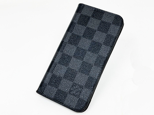 ルイヴィトン ダミエグラフィット IPHONE X XS フォリオ アイフォンケース LOUIS VUITTON M63445