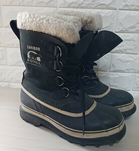 ソレル スノーブーツ カリブー SOREL CARIBOU 25.5cm ブラック　ウィンターブーツ CARIBOU　雪　