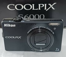 Nikon COOLPIX S6000 ブラック デジタルカメラ コンパクトデジタルカメラ デジカメ クールピクス コンデジ ニコン　020240325-3_画像3