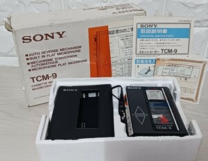 SONY ソニー TCM－9 カセットレコーダー ジャンク品 カセット 昭和レトロ カセットテープレコーダー カセットプレーヤー　020240325-3