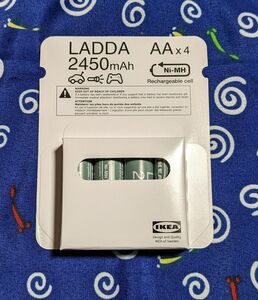 IKEA LADDA イケア ラッダ 単3 2450mAh 充電池 4本 新品・未開封品 安心の日本製