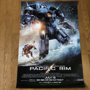 「パシフィック・リム」USA版ポスター ワンシート ダブルサイド ギレルモ・デル・トロ PACIFIC RIM チャーリー・ハナム 菊地凛子 芦田愛菜