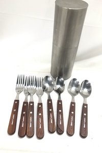 [ free shipping ] Tokyo )*UNIFLAME Uni frame fan cutlery case set chopsticks lack of 