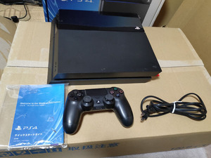 ●PS4 プレイステーション4 PlayStation 4 500GB CUH-1100AB01 ジェット・ブラック 本体●