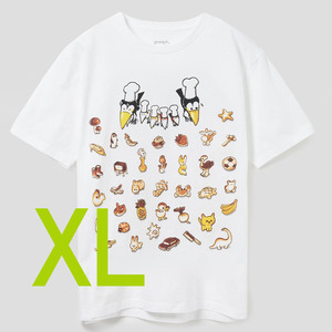 XLサイズ【新品】グラニフ　からすのパンやさん　Tシャツ　ホワイト　かこさとし　パンどろぼうスイミーせなけいこ11ぴきのねこ　graniph