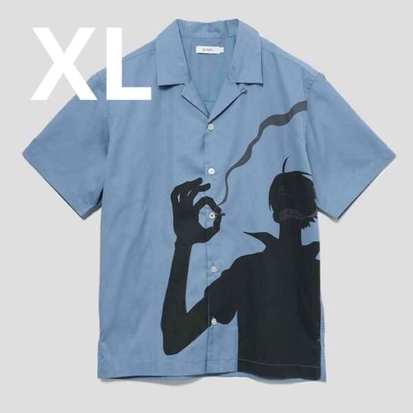 XLサイズ【新品】グラニフ　オープンカラー シャツ　サンジ　ルフィ　ゾロ　ナミ　graniph　ONE PIECE　ワンピース　コラボ　尾田栄一郎