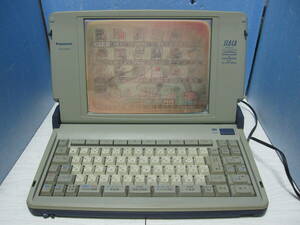 Panasonic 日本語ワープロ SLALA FW-U1C70 通電ジャンク品 管HJ537