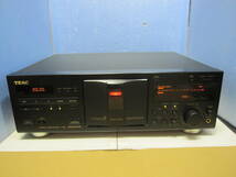 TEAC STEREO CASSETTE DECK V-5010 通電ジャンク品 管KD161_画像1