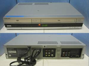 SONY DVD PLAYER/VIDEO CASSETTE RECORDER SLV-D383P(2005年製) 本体のみ 通電ジャンク品 管HJ552