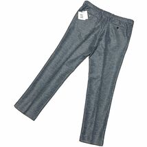 新品 マッキントッシュフィロソフィー カラミ織り テーラードジャージー エラスティック パンツ 54 ( 6L ) ブルー 大きいサイズ W105〜112 _画像3