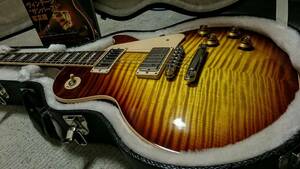 超美麗★選定品★驚愕フレイム★Gibson Les Paul STD★ヒスコレ越え!完璧杢目AAA★新品同様