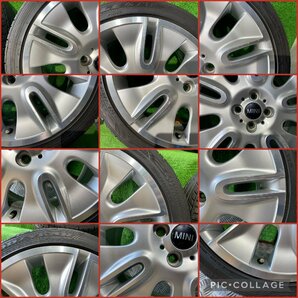 BMW MINI 純正 17インチ 7.0J +48 PCD100 4H【205/45R17】GOODYEAR 2022年製 6分山 ラジアルタイヤ付4本セット！の画像5