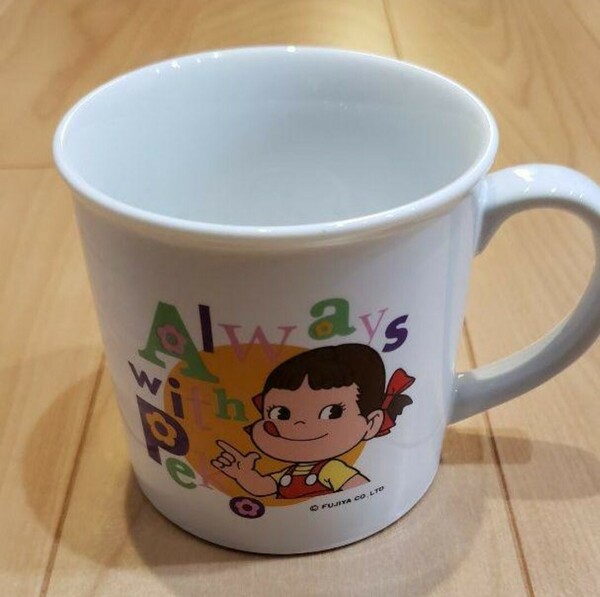 不二家　ペコちゃん　非売品　マグカップ　Always with Peko　ペコ マグカップ