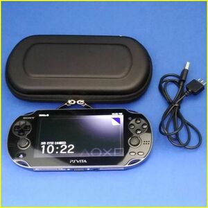 ★【PSVITA本体のみ】 SONY PlayStation Vita PCH-1100 ブラック/ケース付属 ★