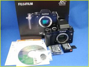 【美品/富士フイルムミラーレスデジタル一眼カメラ】 FUJIFILM X-T1 ボディ （ブラック）