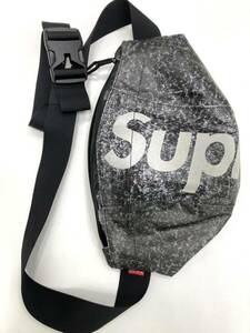 【12739】Supreme シュプリーム 20AW リフレクターロゴ ウォータープルーフ ウエスト バッグ Waterproof Reflective Speckled Waist Bag 