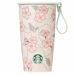 スタバ SAKURA2024ストラップカップシェイプステンレスボトル355ml STARBUCKS タンブラー 桜 さくら サクラ