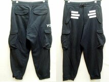 即決[M]Y-3 2007年 サルエル カーゴパンツ ジョガーパンツ ストレッチ adidas×ヨウジヤマモト■6892_画像1