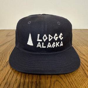 TACOMA FUJI RECORDS タコマフジレコード LODGE ALASKA ロッジ・アラスカTCM17-006 ネイビー CAP キャップ 帽子