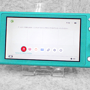 ☆【中古 良品】Nintendo Switch Lite ターコイズ HDH-S-BAZAA 任天堂 ニンテンドー スイッチ ライト ACアダプタ・フィルム付き(PZ80-16)の画像2