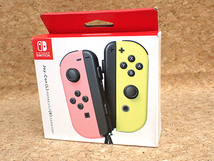 ☆【新品 未使用】Nintendo Switch Joy-Con[L] パステルピンク/[R] パステルイエロー HAC-A-JAVAF ジョイコン(PZ61-2)_画像1