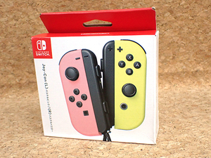 ☆【新品 未使用】Nintendo Switch Joy-Con[L] パステルピンク/[R] パステルイエロー HAC-A-JAVAF ジョイコン(PZ61-2)