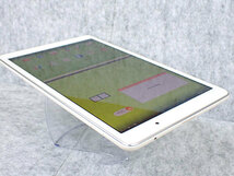 ☆【中古】SIMロック解除 au Qua tab 02 HWT31 パウダーホワイト HUAWEI android タブレット 本体 SIMフリー 制限〇 一括購入(NZ160-26)_画像3