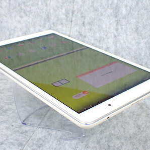 ☆【中古】SIMロック解除 au Qua tab 02 HWT31 パウダーホワイト HUAWEI android タブレット 本体 SIMフリー 制限〇 一括購入(NZ160-26)の画像3