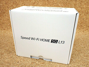 【新品 未使用】UQ Speed Wi-Fi HOME 5G L13 ZTR02SWU ホワイト 白 ホームルーター NEC 制限〇 一括購入(PCA261-1)