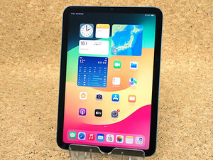 【中古】iPad mini 8.3インチ 第6世代 Wi-Fi 256GB スペースグレイ MK7T3J/A 2021年秋モデル 本体(PCA638-1)