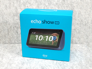 【新品 未開封】Echo Show 5 第2世代 スマートディスプレイ Alexa搭載 2メガピクセルカメラ付き ディープシーブルー 本体(PCA745-1)
