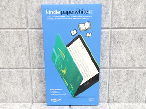 【新品 未開封】Kindle Paperwhite 第11世代 ブラック Wi-Fi 8GB キッズモデル エメラルドフォレストカバー 本体 広告なし(PCA1056-2)