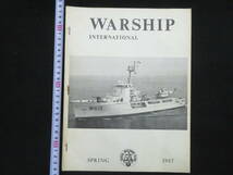 軍艦 洋雑誌(17【WARSHIP INTERNATIONAL◆SPRING】1967年 世界の軍艦 外国 各国　　　　　　検)海軍戦艦空母駆逐艦潜水艦図面写真_画像1