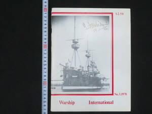 軍艦 洋雑誌(46【WARSHIP INTERNATIONAL◆No.3】1978年 世界の軍艦 外国 各国　　　　　　検)海軍戦艦空母駆逐艦潜水艦図面写真