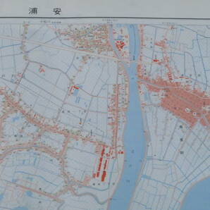 B)1万分1 地形図 東京3号東京東南部 5枚◆昭和29～33年 国土地理院◆新橋 洲崎 浦安◆1:10,000 市街図 都市部 鉄道路線 線路 古地図の画像9