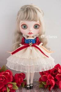  Blythe OF* наружный Fit * европейская одежда * Белоснежка chu-ru платье 