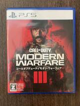 【PS5】Call of Duty Modern Warfare III コール オブ デューティ モダン ウォーフェア3 cod mw3_画像1