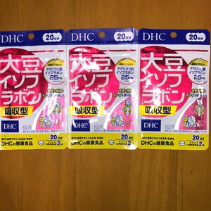 DHC 大豆イソフラボン 吸収型 20日分 40粒 × 3袋