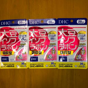 DHC 大豆イソフラボン 吸収型 20日分 40粒 × 3袋