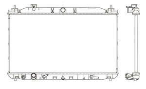 ●ストリーム●DBA-RN6 DBA-RN7 DBA-RN8 DBA-RN9●A/T●ラジエーター●新品 即納●１８ヶ月保証●