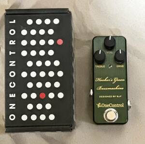  used One Control Hooker's Green Bass Machine base for overdrive box attaching 