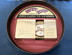 ZIPPO ジッポー　CLOCK アラーム付　特別限定品　BETTY BOOP