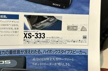 中古 ソニー　SONY XS-333 カースピーカー スピーカー 旧車 当時物 イルミ_画像10