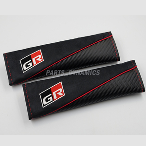 GR Toyota original seat belt pad cover left right 2 piece set TOYOTA GENUINE ACCESSORIES tube PD-21090201